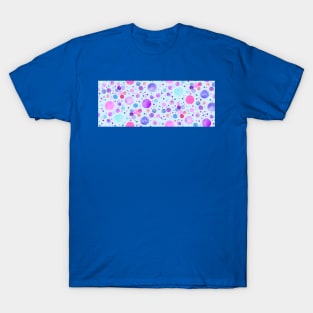 Festive and fun watercolor circle bubbles -colorful T-Shirt